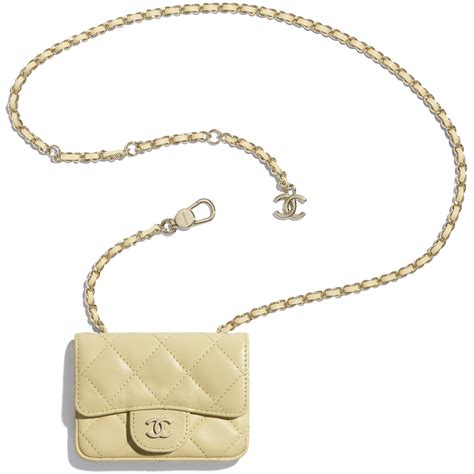 chanel yellow handbags|Chanel yellow belt bag.